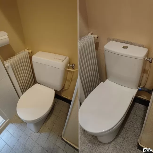 Remplacement d'un WC complet a CHALON sur SAONE, Chalon-sur-Saône, JMK Plomberie