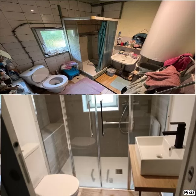 Réfection salle de bain a épervans