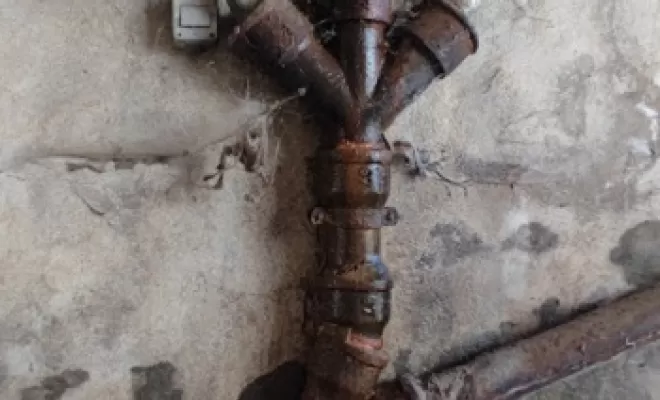 Réfection tuyauterie d'évacuation a saint Léger sur Dheune