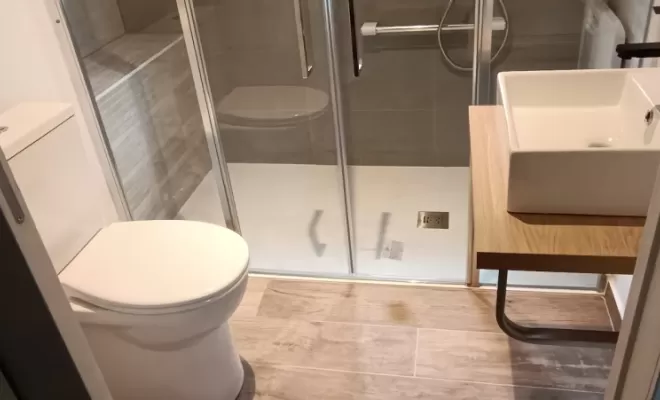 Rénovation d'une salle de bain a Epervans 